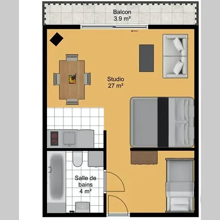 Le Relai S31 - Grand Et Lumineux Avec Coin Montagne 4-6 Pers, équipé, Avec Wifi, à 30m Des Pistes Avec Un Grand Balcon, Draps Non Compris Appartamento